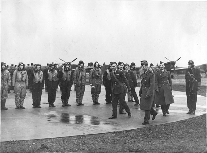 Digby 1939 Inspection by HM the King